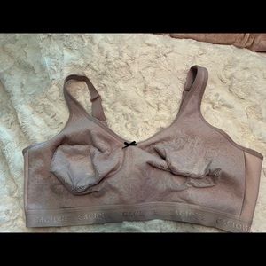 Cacique pink wireless bra